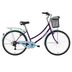 OXFORD - Bicicleta Urbana Cyclotour Morado Verde Aro 26