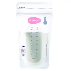 UNIMOM - Bolsas De Almacenamiento De Leche X50 Unid 240 Ml