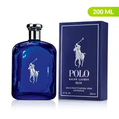 RALPH LAUREN - Perfume Polo Blue 200Ml Amaderado-Acuerado