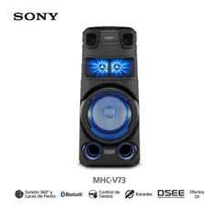 SONY - Equipo de Sonido MHC-V73D Bluetooth HDMI, DVD y Karaoke