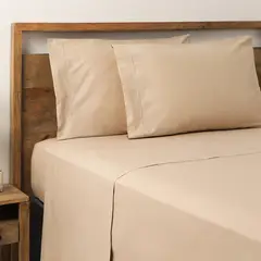BASEMENT HOME - Juego de Sábanas Algodón Pima 286 Hilos