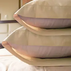 BASEMENT HOME - Set X2 Fundas De Almohada 100% Algodón Pima