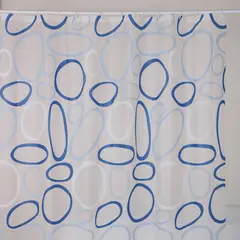 PITUKASA - Cortina Peva Bubbles Azul
