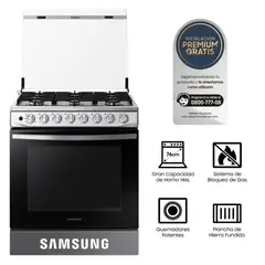 SAMSUNG - Cocina a Gas 6 hornillas NX52T5311PS
