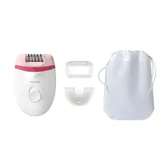 PHILIPS - Depiladora con Cable Satinelle Essential BRE255 3 Acc