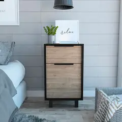 TUHOME - Velador Jaia 2 Cajones