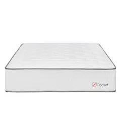 FORLI - Colchón Pocket 1.5 Plz + 01 Almohada+ 01 Protector