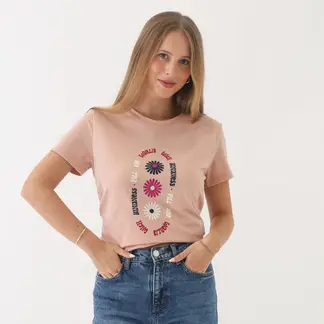 AMERICAN ABBEY - Polo Manga Corta Algodón Mujer