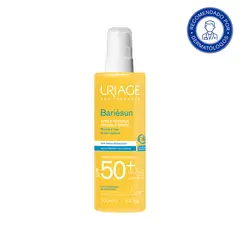 URIAGE - Bariésun Spray SPF50+ 200ml - Bloqueador solar corporal frente a los rayos UVA y UVB y la luz azul