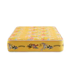 FORLI - Colchón Looney Tunes Amarillo 1.5 Plz + 1 Almohada + Protector