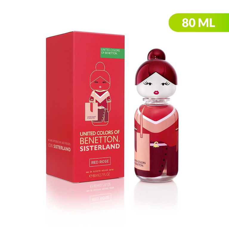United Sisterland Red Rose EDT 80 ml Mujer