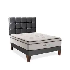 DROM - Dormitorio Europeo Fred 2 Plz + 2 Almohadas Viscoelásticas + Protector