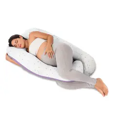 MONCHITOS - Mega Almohadón Lila Estrellas