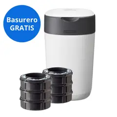 TOMMEE TIPPEE - Basurero pañales twist + 6 repuestos