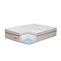 DROM - Dormitorio Europeo Mild King + 2 Almohadas Viscoelásticas + Protector
