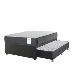 DROM - Cama Divan Resten 1.5Plz + 1 Almohada Viscoelástica y Protector