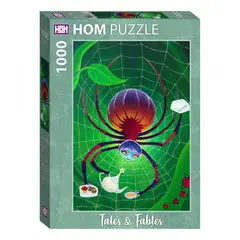HOM PUZZLE - Rompecabezas 1000 Pzas Spider Snack