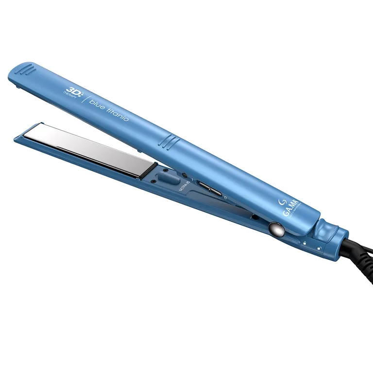 Plancha alisadora ELEGANCE Blue Titanium 3D