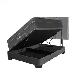 DROM - Dormitorio Boxet Moln 2 Plz + 2 Almohadas Viscoelásticas + Protector