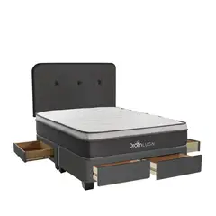 DROM - Dormitorio con Cajones Lugn Queen