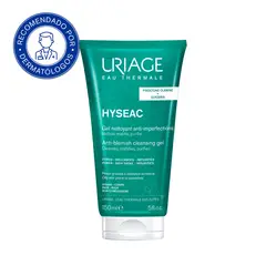 URIAGE - Hyséac Gel Limpiador 150ml -Limpiador facial para pieles mixtas a grasas con tendencia acneica