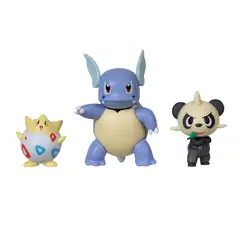 POKEMON - Pack x3 Figuras De Batalla 6 cm