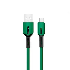 USAMS - Cable Celular Micro a USB con Luz U51 Verde