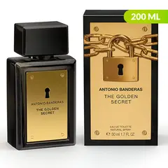 BANDERAS - Golden Secret EDT 200 ml Antonio Hombre