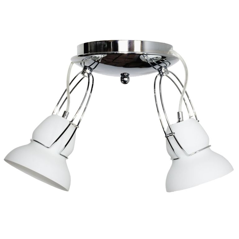 Lampara Techo 2 Luces Mod. Genova Cromado E14