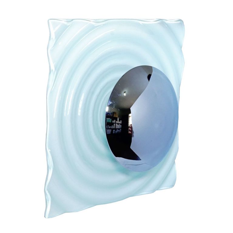 Aplique 1 Luz Mod. Boom Vidrio Y Metal Cromado 1 X G9 40W