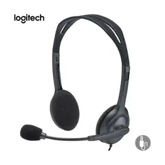 LOGITECH - Audifono H111 Cable 3.5 mm con Micrófono Multidispositivo