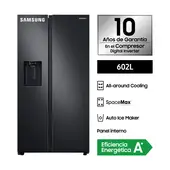 Refrigeradora Samsung 602Lt Side By Side RS60T5200B1