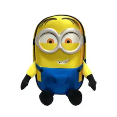MINIONS - Mini Mochila Premium 3D c/Capucha