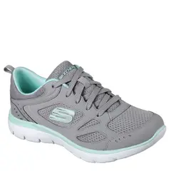 SKECHERS - Zapatillas Running Mujer Summits Gris
