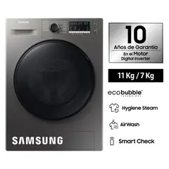 SAMSUNG - Lavaseca Ecobubble Con Airwash 11 Kg / 7 Kg