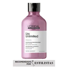 LOREAL PROFESSIONNEL - Shampoo Para Cabello Con Frizz Liss Unlimited 300Ml