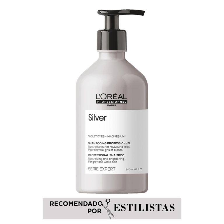 Shampoo Silver cuidado del cabello blanco 500ml
