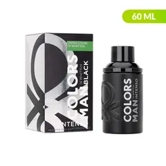 BENETTON - Colors Man Black Intenso EDP 60 ml