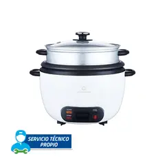 INDURAMA - Olla Arrocera OAI-BL18 Blanco 1.8 L