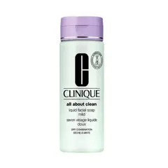 CLINIQUE - Jabón Facial Líquido All About Clean Seca A Mixta