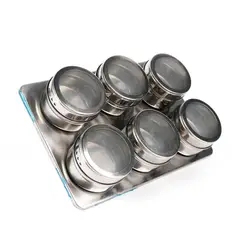 HOMEWELL - Set de 6 Especieros Magnét