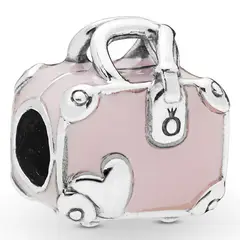 PANDORA - Charm Maleta Rosa