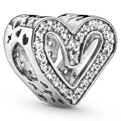 PANDORA - Charm Boceto De Corazón Brillante