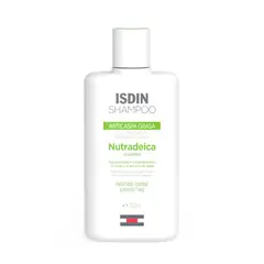 ISDIN - SHAMPOO Nutradeica Anticaspa Grasa 200ML - Champú que reduce la descamación, el picor y el exceso de sebo