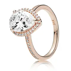 PANDORA - Anillo Lagrima 186251cz