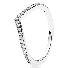 PANDORA - Anillo De Plata Con Zirconitas