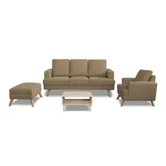 MICA - Juego de Sala Tobago 3-1 + Banqueta + Mesa de Centro