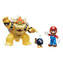 NINTENDO - Set Diorama Mario Vs Bowser