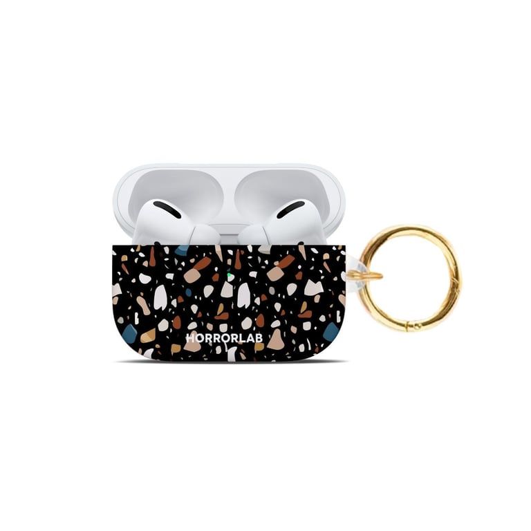 Carcasa Airpods Pro Black Terrazo