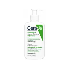 CERAVE - Limpiador Crema Espumosa Hydrating Cream-to-Foam 236ml